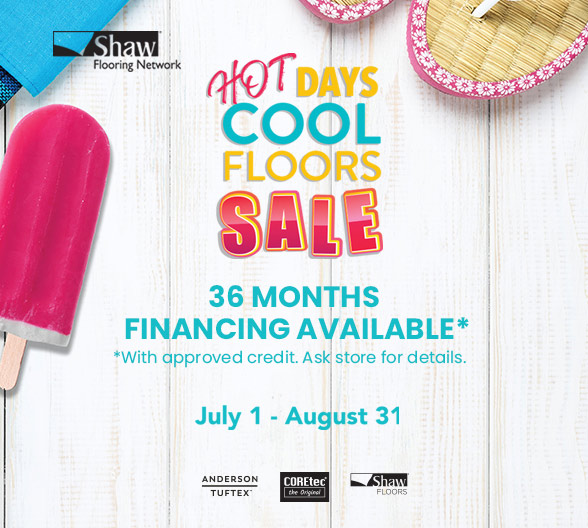 Hot days cool floors sale